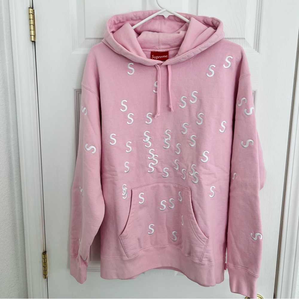 Supreme S Hoodie - Medium - Pink